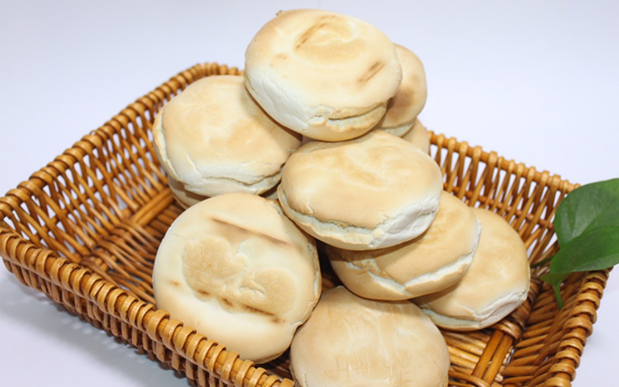 山东杠头饼潍坊特产杠子头硬面火烧北方火烧饼馒头手工面食包邮