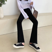 Jeans womens tight micro horn spring and autumn 2020 new high waist thin ankle-length pants small eight long pants