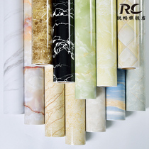 Thickened waterproof marble stickers decorative wall stickers desktop wallpaper background wall refurbished kitchen oil-proof wallpaper self-adhesive