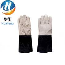 Manufacturers supply durable anti-cutting welder gloves thickened cowhide comfortable full palm protective heat insulation lining