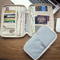 Travel passport bag ticket passport holder protective cover waterproof overseas travel multi-function certificate storage bag