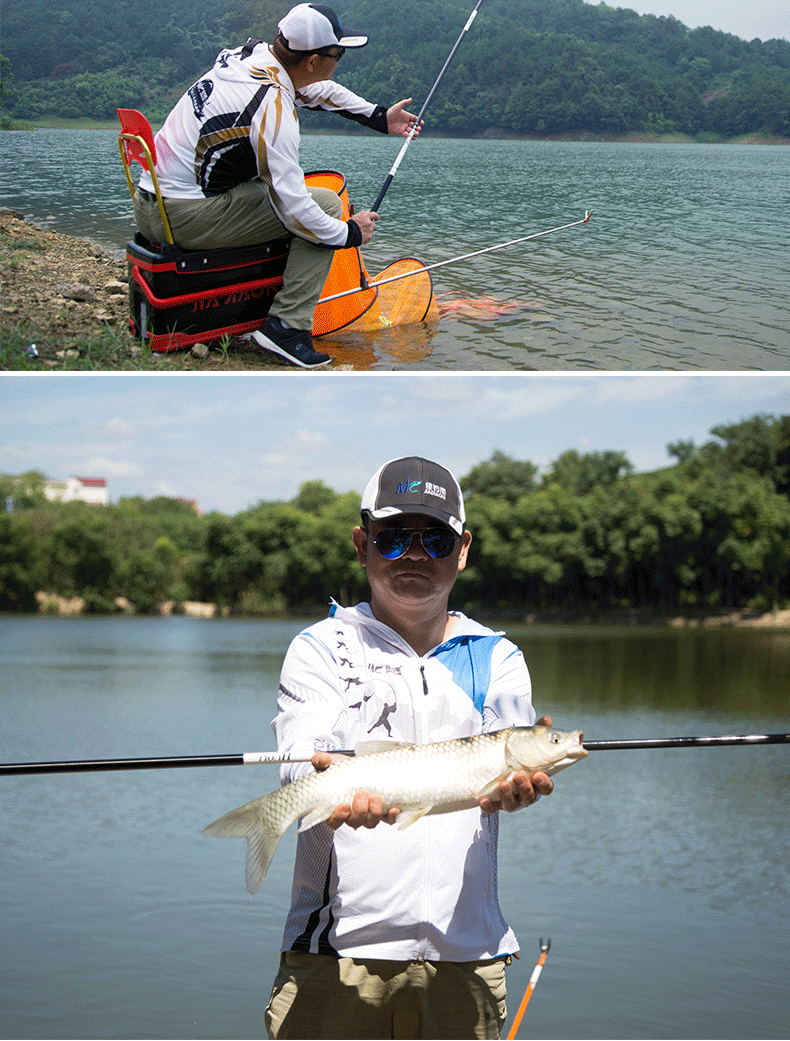 活丽娇龙鱼竿手竿台钓竿碳素杆超轻硬钓鱼竿鲤鲫鱼竿渔具28调特价_六