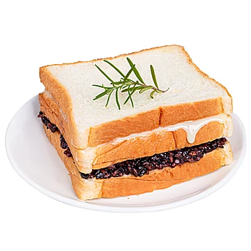 炼乳紫米面包夹心奶酪味500g[2元优惠券]-寻折猪