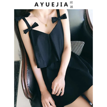 Swimsuit womens 2021 new belly cover and thin Korean ins wind skirt one-piece conservative fairy fan hot spring swimming suit