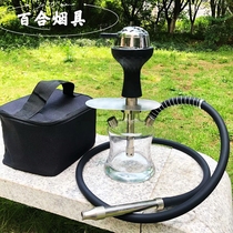 Arabian hookah full set bar hookah supplies shisha glass fruit cigarette pot ktv night cigarette holder
