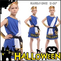 Halloween cosplay Costume Children Mask Ball Demon Prince Yu Performance Costume Arabian Evening