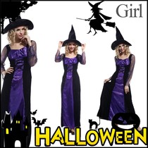 Halloween show costume Christmas adult masquerade sexy princess dress witch horror girl long dress