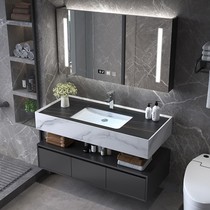 Marble Light Lavish Bath Room Cabinet Combined Toilet Wash Terrace Modern Minima Washbasin WASH BASIN SMART BATHROOM CABINET