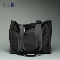 Xuan Man Tote Bag Women Canvas Boomer Fashion Handbag Skew Satchel Bag Woman Single Shoulder Bag Large Capacity Commute Summer