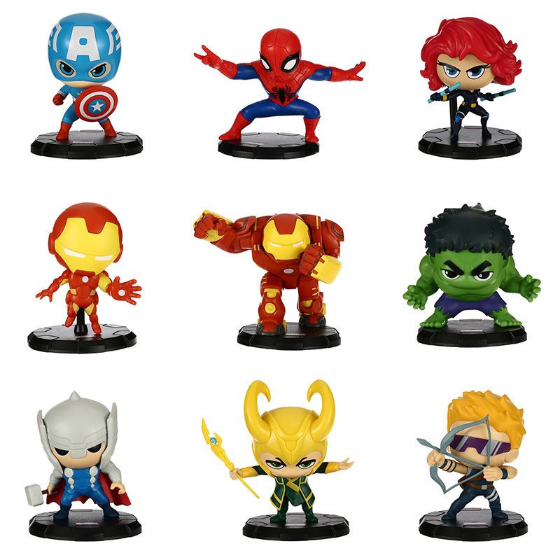 MINISO 名创优品 漫威英雄创意毛绒公仔*3件 双重优惠折后￥19.9包邮 公仔摆件*3件￥20.9