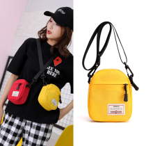 2019 new Korean version of the hanging neck coin purse all-match mini small bag vertical mobile phone bag female messenger bag mobile phone bag