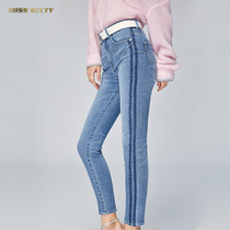 Miss Sixty spring light-colored tight hips and small feet pants nine-point jeans for women