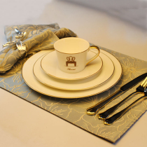 Sample-style house ceramic European-style neoclassical European and American Phnom Penh cutlery suit upscale minima Chinese home dish dishes