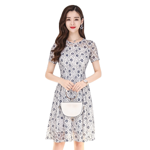 2020 summer new slim lace dress