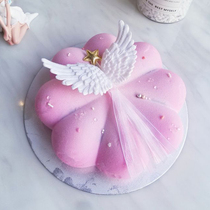 Net red Italy same chrysanthemum mousse silicone mold DIY baking tool French West Point turn sugar mold 8 petals