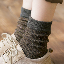 Heavy socks women socks Korean College wind dui dui wa female autumn and winter women socks winter thickening plus velvet wool socks
