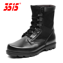 Old outdoor boots double density functional boots Jihua 3515 original military leather mens and womens boots