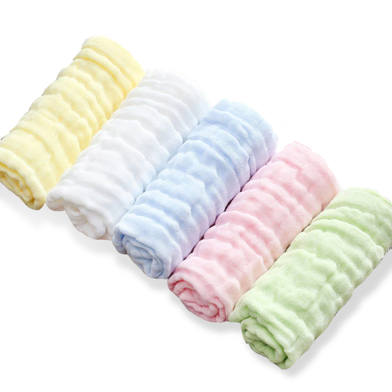 baby gauze towel, cotton, super soft orn handkerchief, face towel, children's small square towel, baby toddler saliva