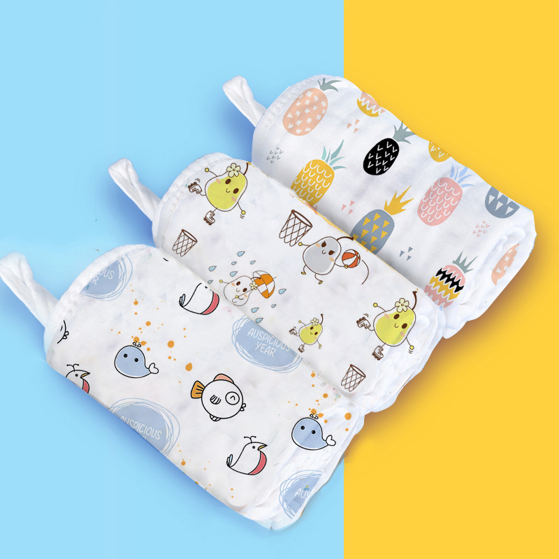 baby gauze towel, cotton, super soft orn handkerchief, face towel, children's small square towel, baby toddler saliva