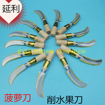 Stainless steel machete fruit knife pineapple knife banana knife cutting kitchen knife sickle peeler long machete
