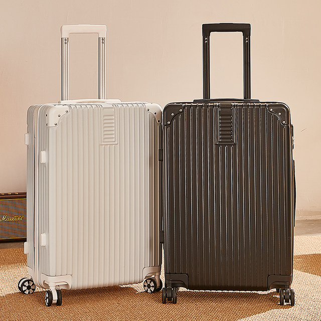 ອິນເຕີເນັດສະເຫຼີມສະຫຼອງ trolley suitcase ນັກສຶກສາວິທະຍາໄລລະຫັດຜ່ານ suitcase ຫນັງ 24 ນິ້ວ 200 ລ້ານລໍ້ທິດທາງຜູ້ຊາຍ ins ເດີນທາງ suitcase ແມ່ຍິງ