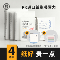 Cycads time binder b5 detachable a5 notebook simple coil buckle binder shell a4 Cornell horizontal line back core mesh book college students thick large capacity wrong book