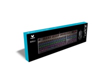 Rember V185 10180 V22 mouse RGB green shaft electric race mechanical USB wired key rat suit bag Shunfeng