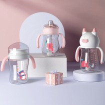 Centenian childrens suction cup baby drinking cup baby gravity ball water cup anti-drop duckbill Cup