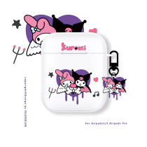 Cute Culoomites airpods1 2 generation protective sleeves apply Apple pro3 generation headphone shell transparent creative soft shell