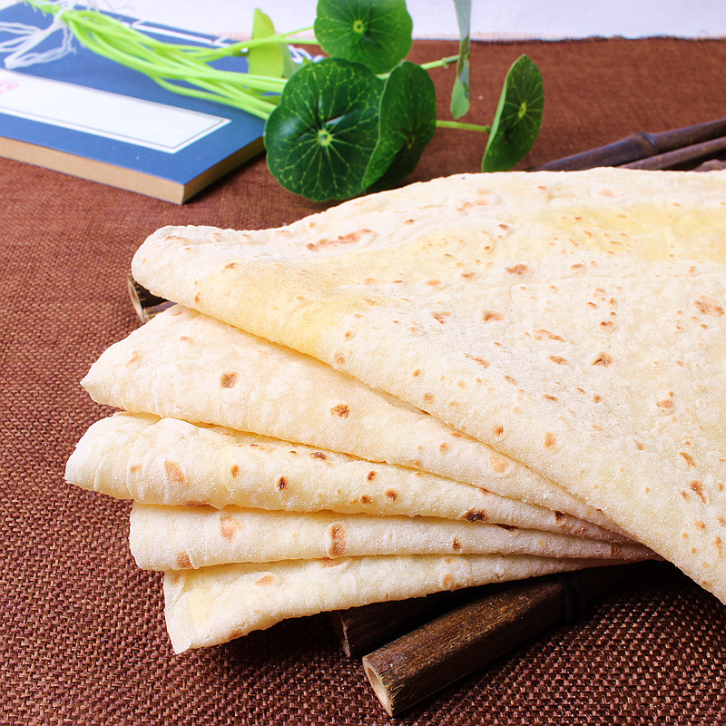 3斤包邮景芝三页饼 山东特产方便面食手抓饼薄饼烙饼手工大饼卷饼