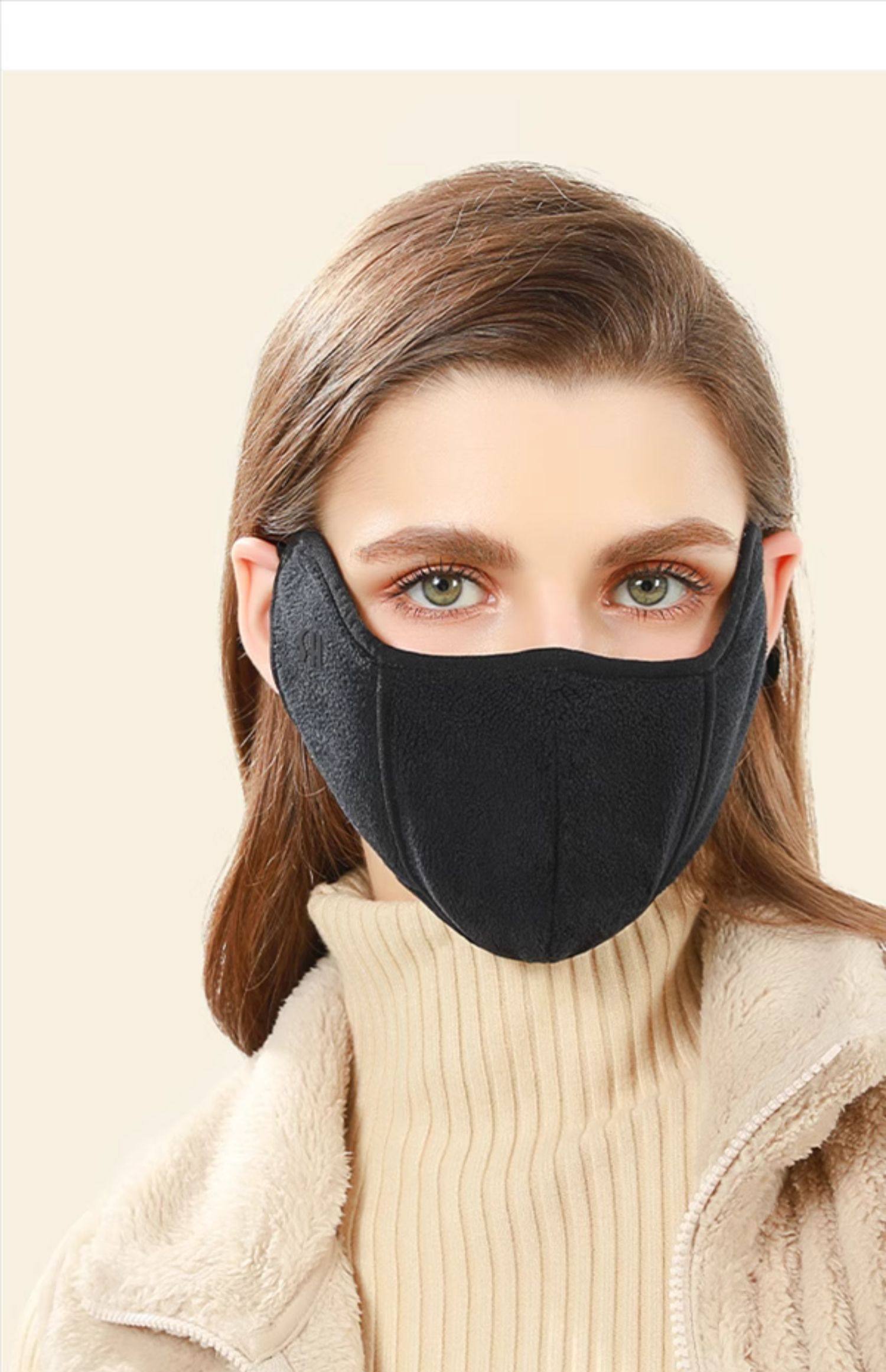 东北哈尔滨雪乡旅游防寒保暖装备口罩女护眼角瘦脸防风加绒面罩冬