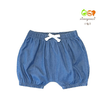 Foreign trade childrens clothing new baby denim shorts female baby big pp cotton shorts newborn shorts