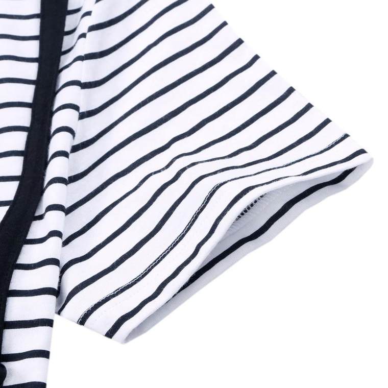 【买2送1】真维斯女装 2015夏装新款 圆领短袖背带假两件连衣裙
