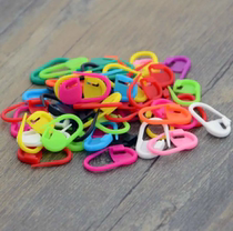 Manual Wool Thread Weaving Tool Accessories Colored Ticks Buttons Small Pin Crochet Crochet Plastic Ticks Buttons