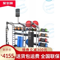 Customized commercial gym small equipment storage rack Private teaching gadget storage rack Kettlebell dumbbell storage rack