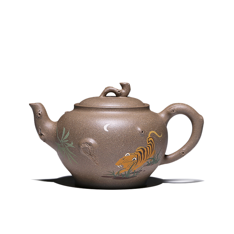 Mingyuan tea pot of yixing famous authentic pure manual it primer sakura, pot teapot kung fu tea kettle