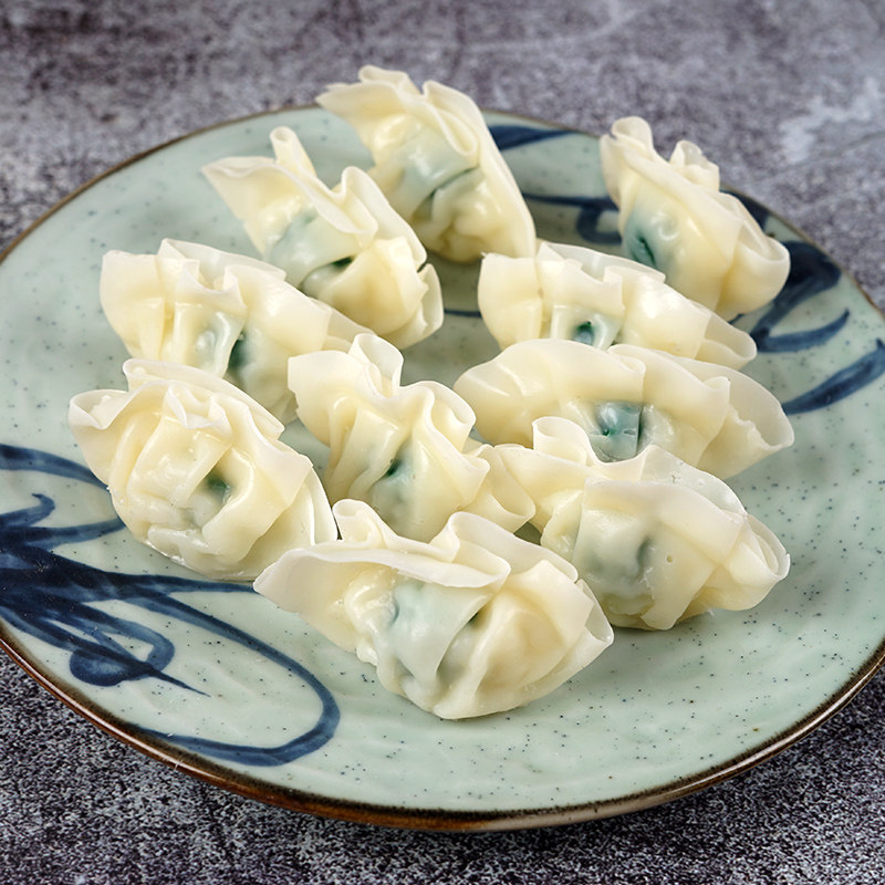 仿真水饺煎饺子蒸饺食物模型食品道具树脂假菜肴炒菜模型假煎饺子
