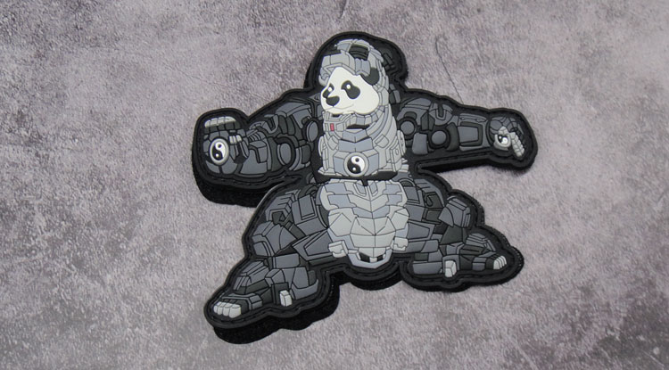 德国tacopsgear iron panda 太极熊猫战术魔术贴机能士气章臂章