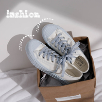 Sails Cloth Shoes Women Spring New Autumn Models Students 100 Hitch A Little White Shoes Han Edition Ulzzang Biscuit Tide Shoes