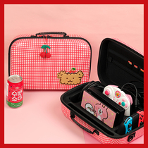 Cherry Bear Nintendo switch storage bag large full set of protection package host Protective case crossbody cute hard case