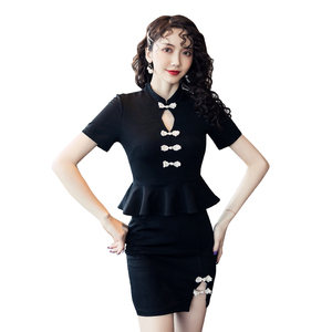 Ol professional fashion new improved cheongsam temperament dress