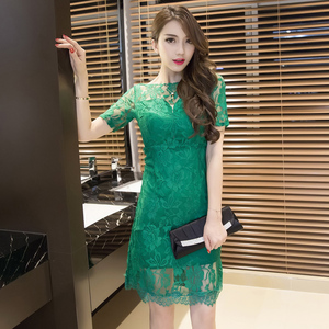 Japan and South Korea sexy fashion summer new lace dress