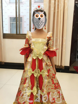 Childrens European court princess dress Photography photo Childrens European noble elegant dress Piano performance suit