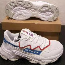 Hon Starke Mens Shoes 2022 Spring Lacing Men Running Shoes Road Thick Bottom Heightening Shock Absorbing Sports Shoes