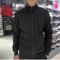 Hon Starke Black Sports Blouse 2022 spring new stand-up collar zipped cardiovercoat 4XL Sport jacket