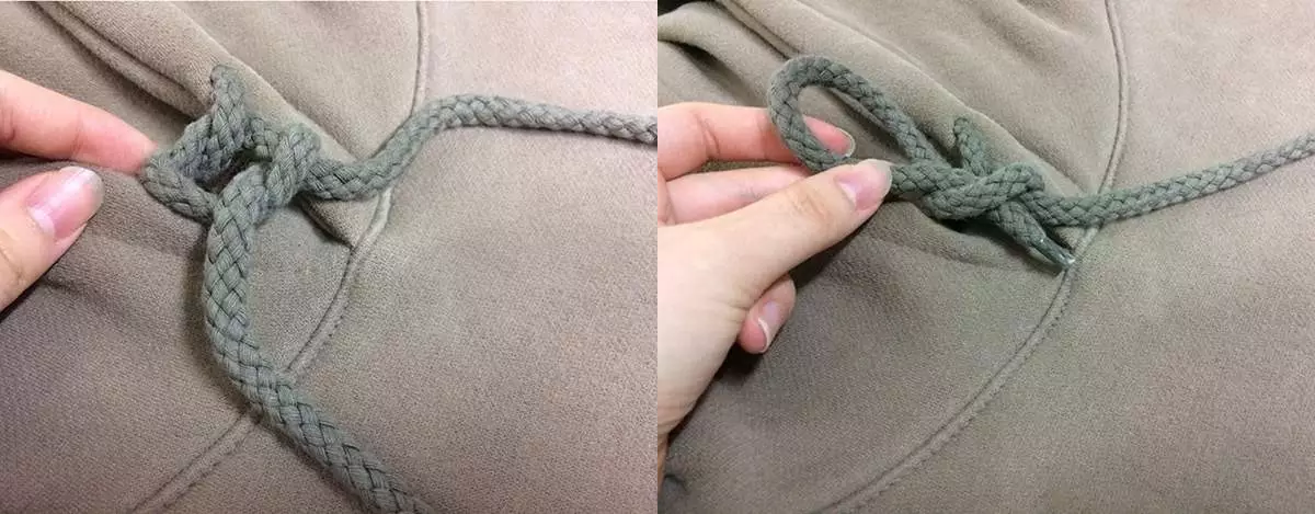 打领结我倒会,卫衣抽绳还打结是什么鬼?