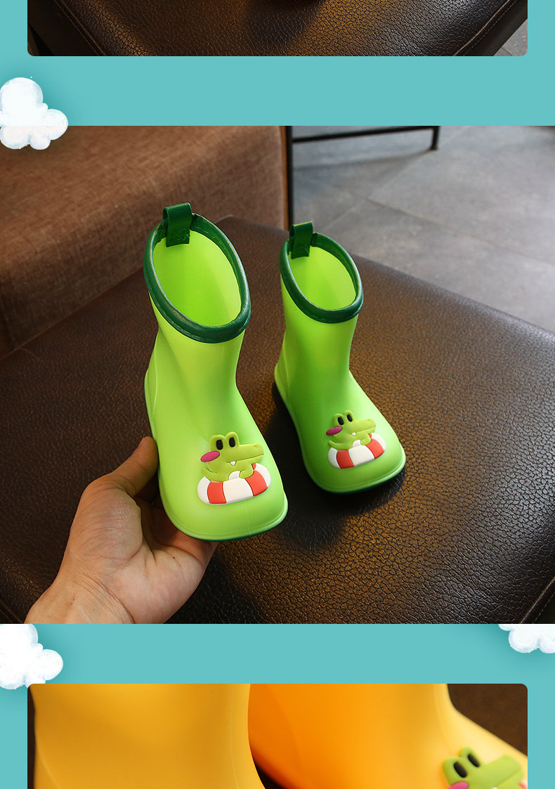 儿童雨鞋雨衣套装男女童1-3岁2宝宝雨靴软底防滑婴幼儿小孩胶水鞋