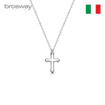 brosway Europe and the United States mens light luxury fashion personality cross necklace pendant to send boyfriend Tanabata gift couple