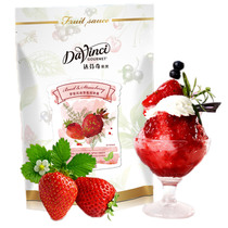 Da Vinci Strawberry Jam Sauce Basil Flavor Drink Shaved Ice Sand Special Large Strawberry Puree 1kg
