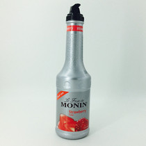 Morin MONIN strawberry flavor jam strawberry flavor puree mixed cocktail smoothie juice drink